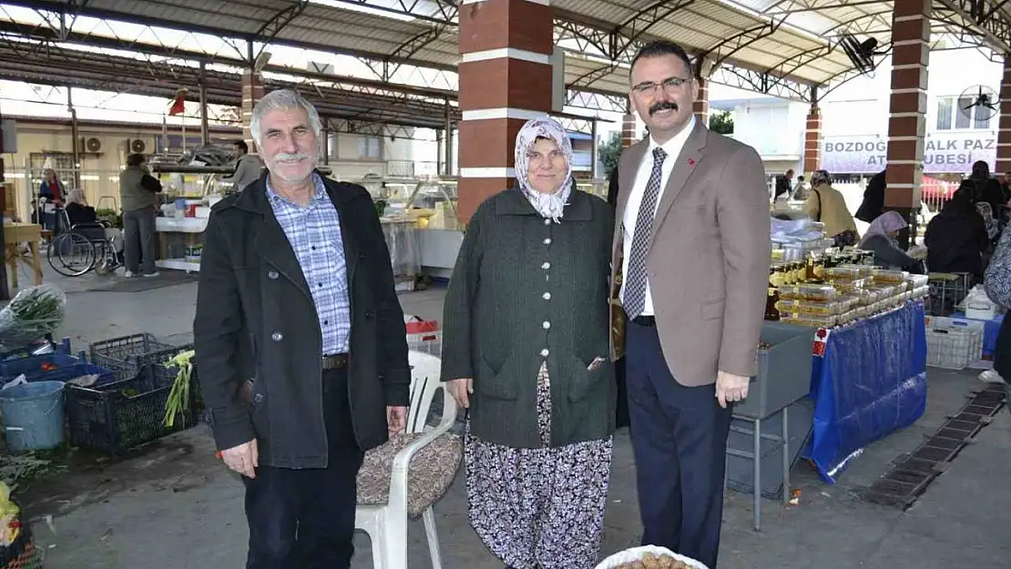 Kaymakam Ali Ekber Ateş, Atça esnafıyla buluştu