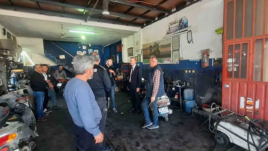 Kaymakam Maslak, sanayi esnafını ziyaret etti
