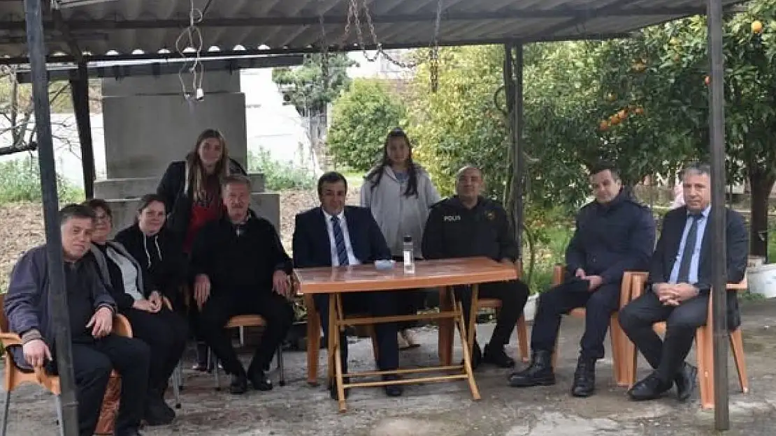 Kaymakam Yakuta aile ziyaretlerine devam ediyor