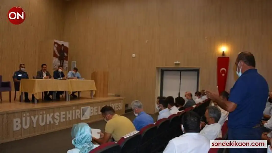 Kaymakam Yıldırım muhtarları dinledi