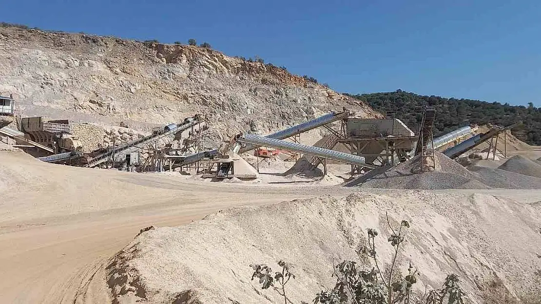 Kazadan sonra kum ocağındaki faaliyetler durduruldu