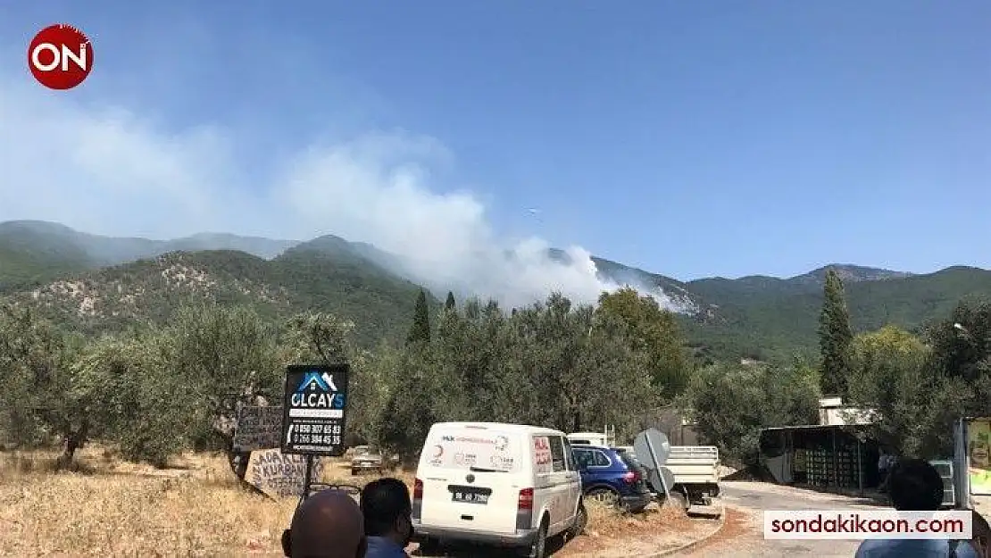 Kazdağları'ndaki yangına 7 helikopter bir uçakla müdahale ediliyor