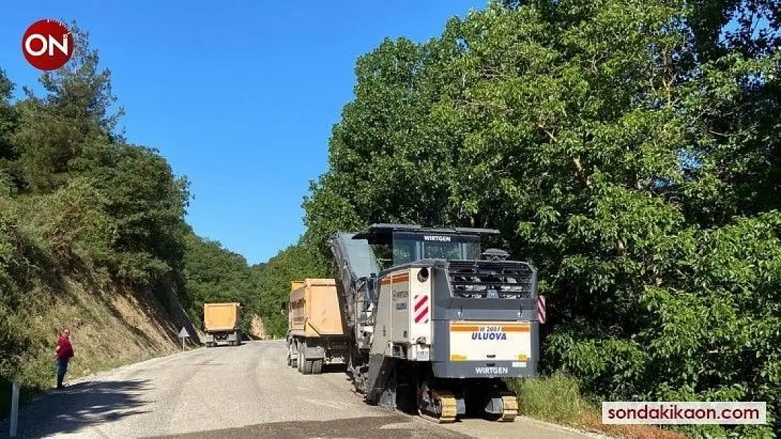 Keçidere'nin yol çilesi sona eriyor