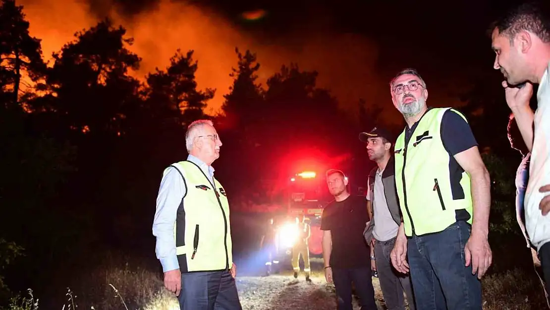 Kestel'de eşgüdüm, teknoloji ve dayanışmayla yangının önü kesildi