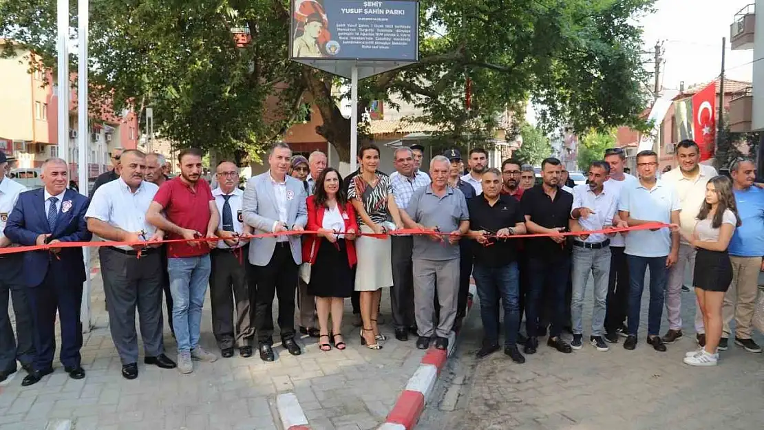 Kıbrıs Şehidi Turgutlulu Yusuf Şahin'nin adını yaşatıldı