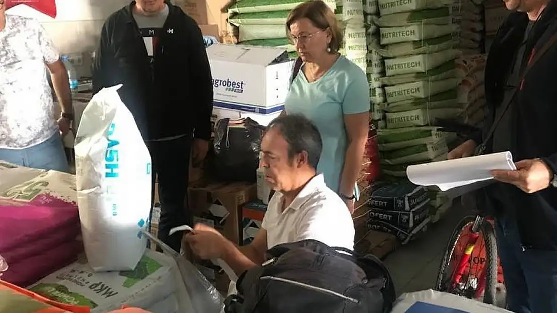 Kimyasal gübre bayilerinde denetim yapıldı