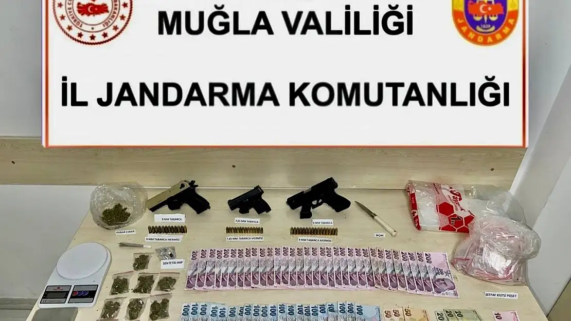 Kiralık villada uyuşturucu baskını: 6 gözaltı