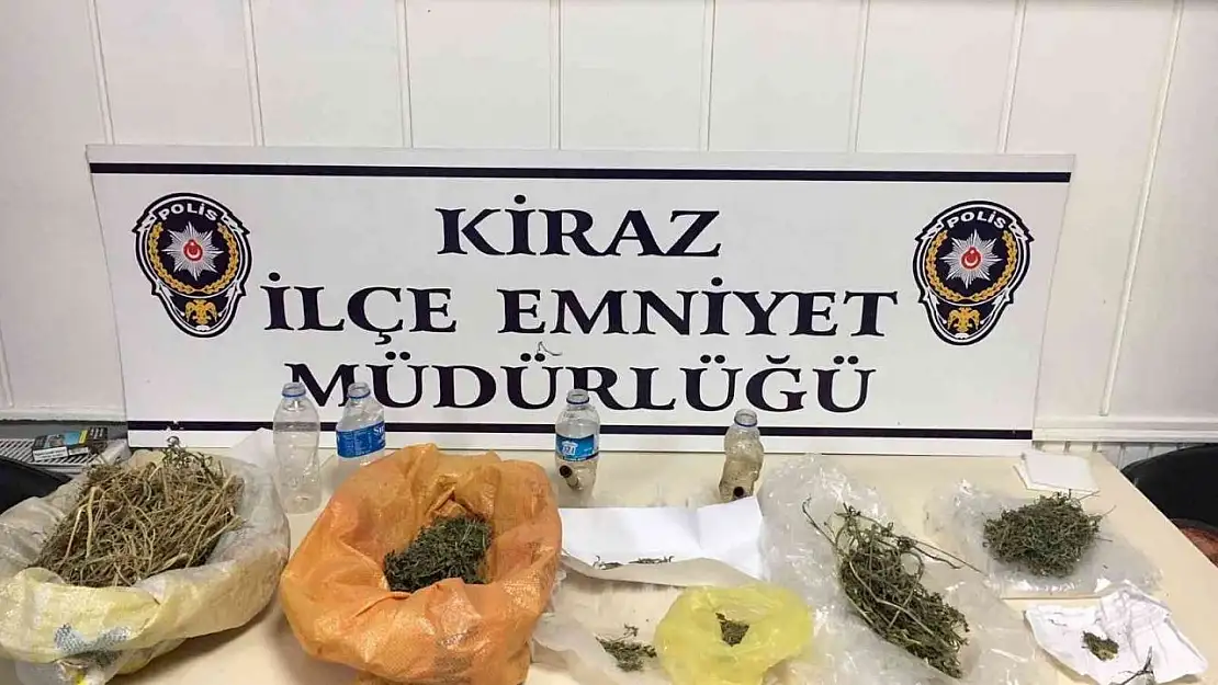 Kiraz polisi uyuşturucuya geçit vermiyor