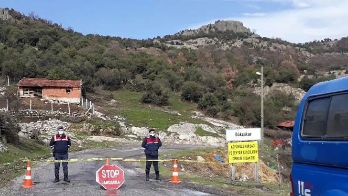 Kırkağaç'ta bir mahalle karantinaya alındı