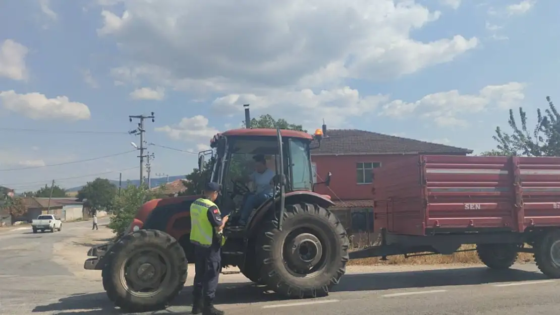 Kırsalda traktör denetimi!