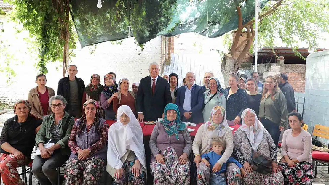 Kızılcaköylü kadınlardan Başkan Atay'a teşekkür