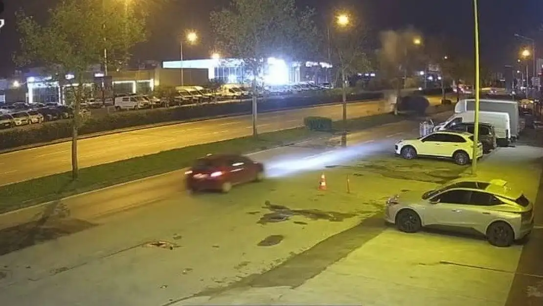 Korkunç ölüm kamerada