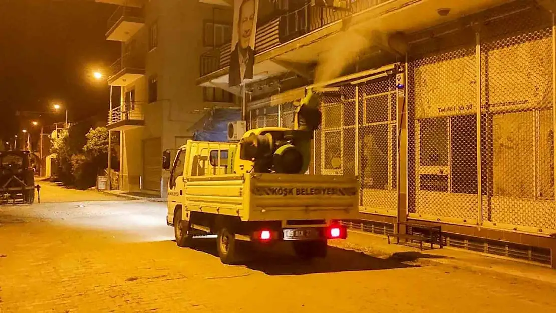Köşk Belediyesi'nin sivrisinek mesaisi başladı