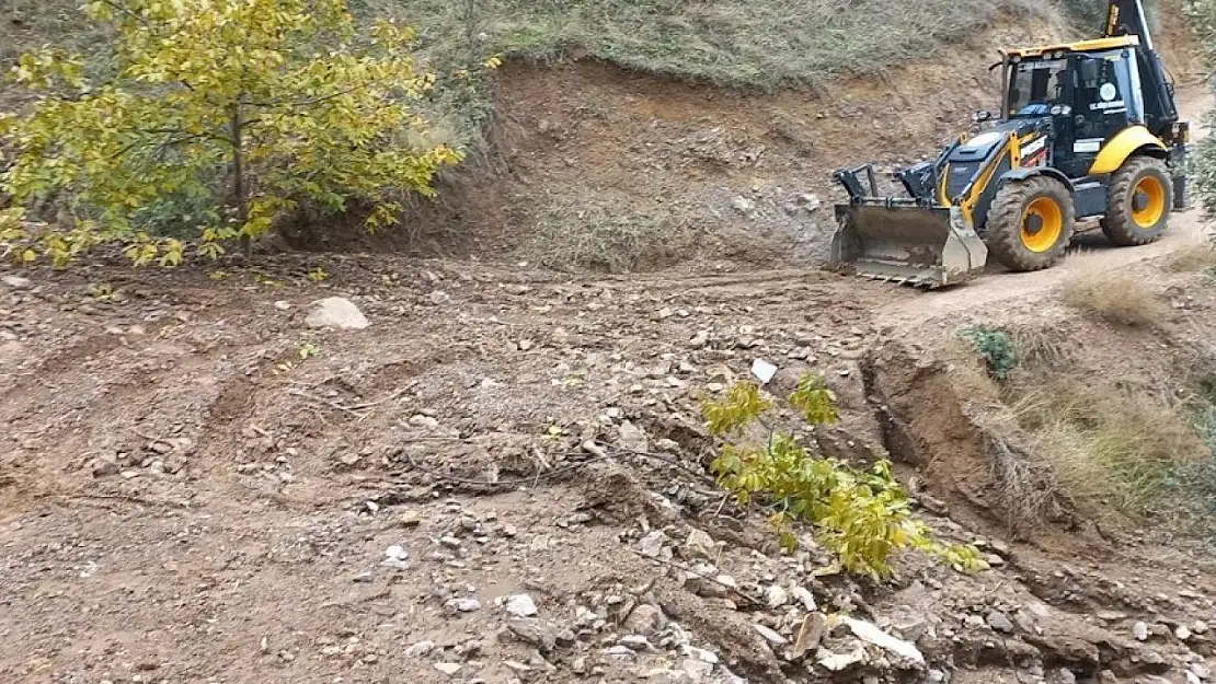 Köşk'te bozulan yollar yenileniyor