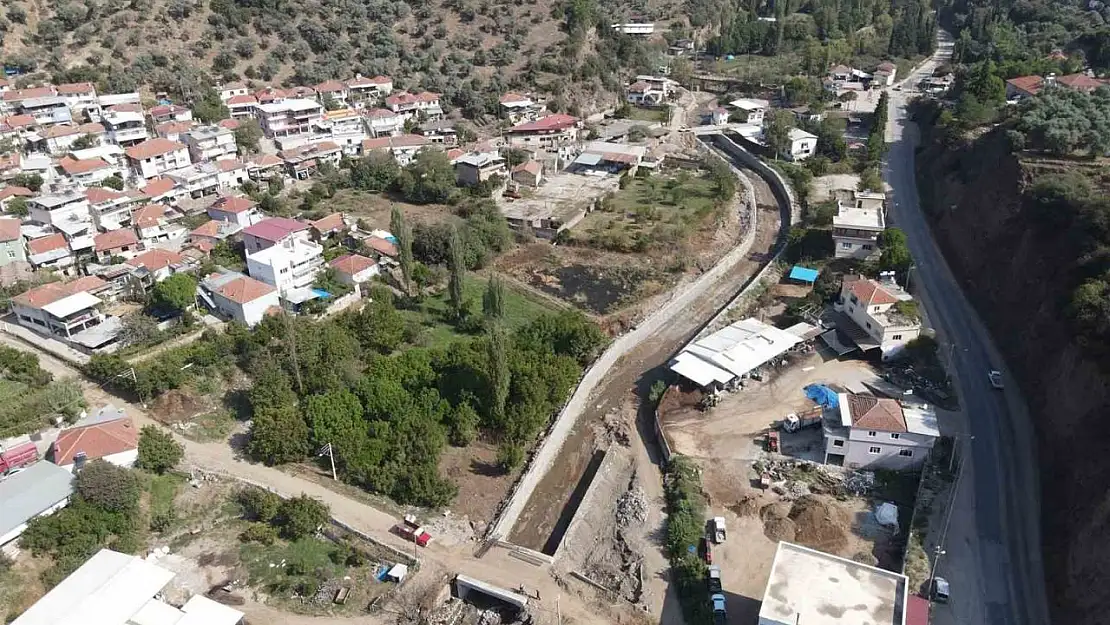 Köşk'te, tarım arazileri taşkınlardan korunacak