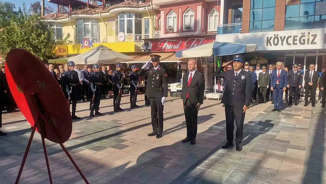 Köyceğiz'de 30 Ağustos Zafer Bayramı törenle kutlandı