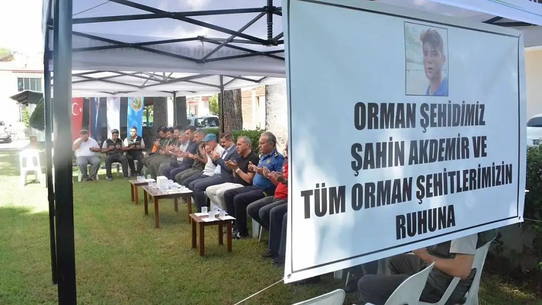 Köyceğiz'de orman şehidi Akdemir için lokma hayrı yapıldı