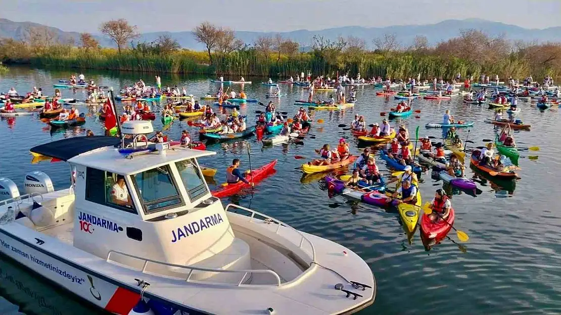 Köyceğiz kano festivalinde jandarma bot timi görev yaptı