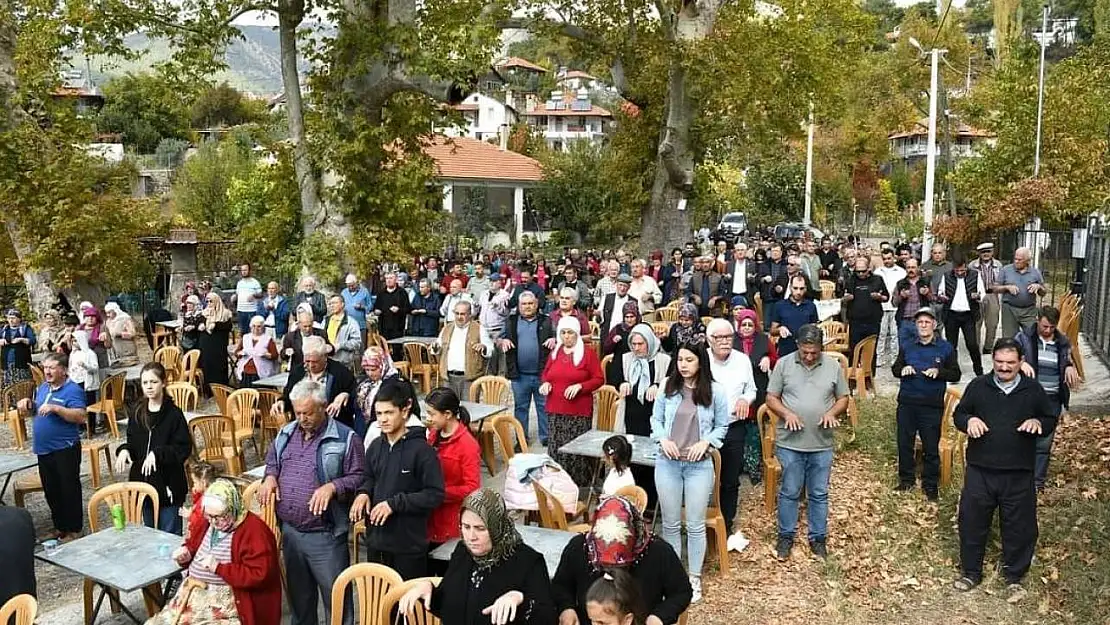 Köyceğiz Yayla Mahallesi'nde yağmur duası yapıldı