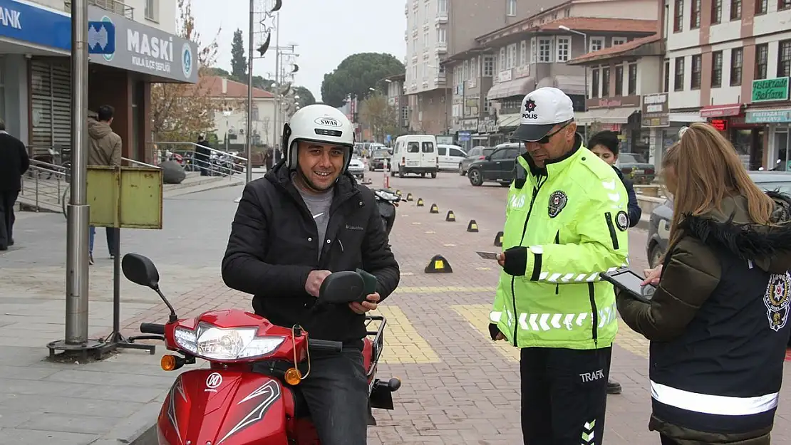 Kula'da trafik uygulamaları artırıldı