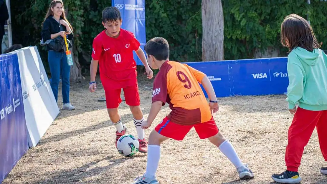 Kuşadası'nda çocuklar olimpik spor dallarıyla tanıştı