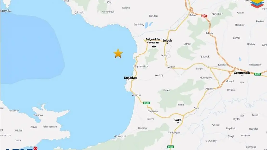 Kuşadası'nda korkutan deprem