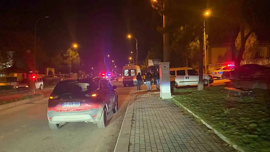 Kütahya'da 'dur' ihtarına uymayan sürücü polise çarptı