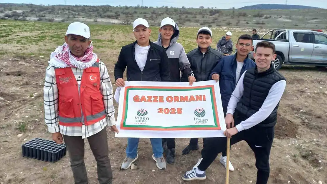 Kütahya'da 'Gazze Ormanı' kuruldu