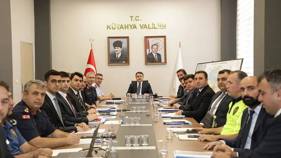 Kütahya'da 'Güvenlik ve Asayiş' toplantısı