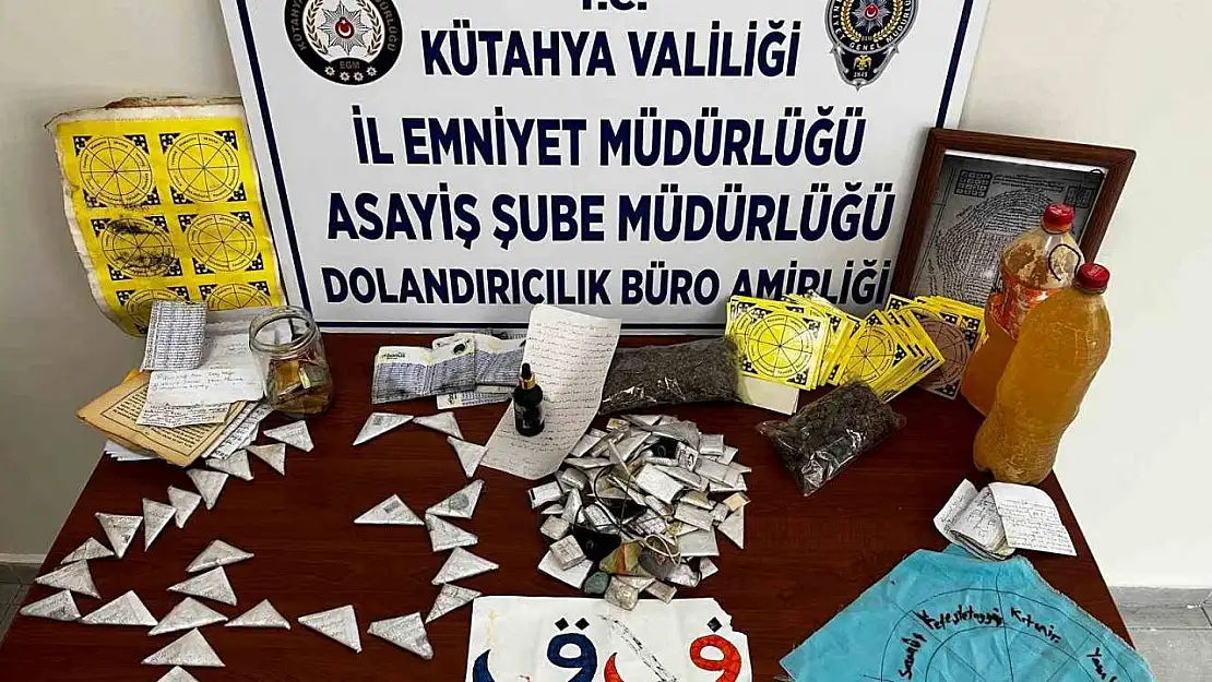 Kütahya'da 'üfürükçü' operasyonu: 4 kişi gözaltına alındı