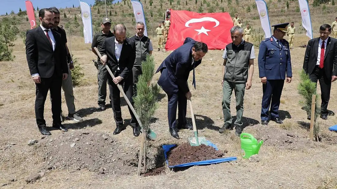 Kütahya'da 15 Temmuz şehitleri anısına fidan dikildi