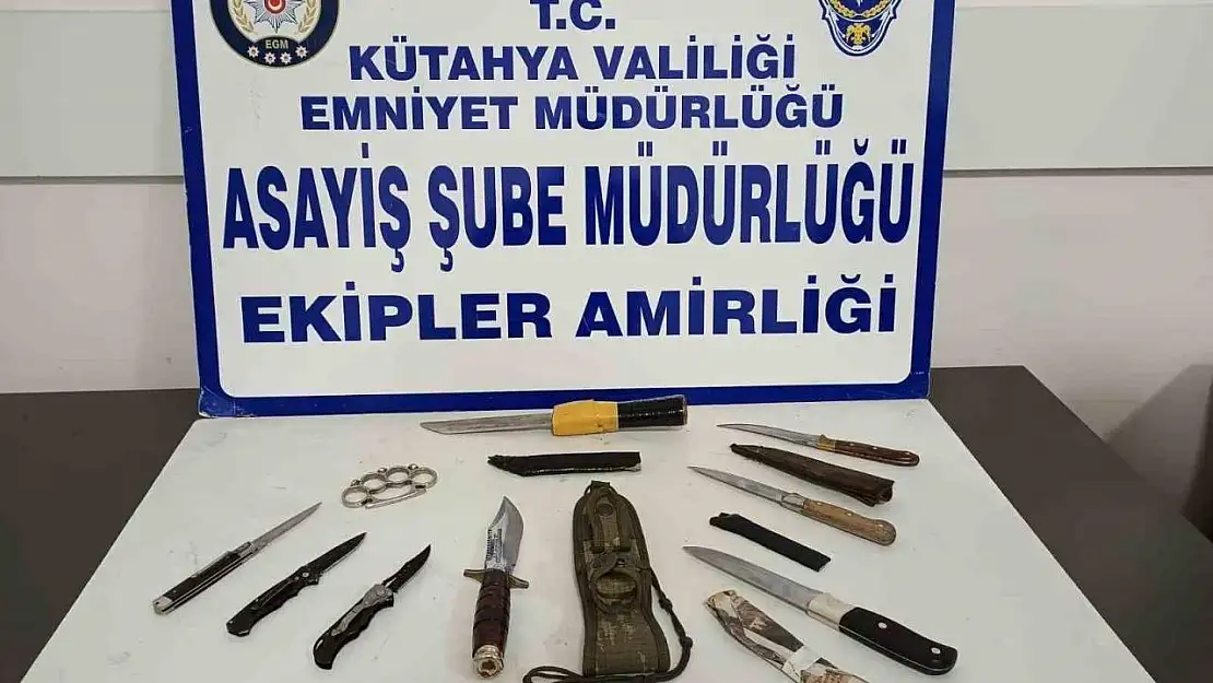 Kütahya'da 190 şahıs, 25 aracın sorgusu, GBT kontrolü ve denetimi yapıldı