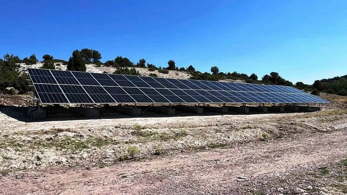 Kütahya'da 4 köyde yüzde 100 hibeyle güneş enerji sistemleri kuruldu