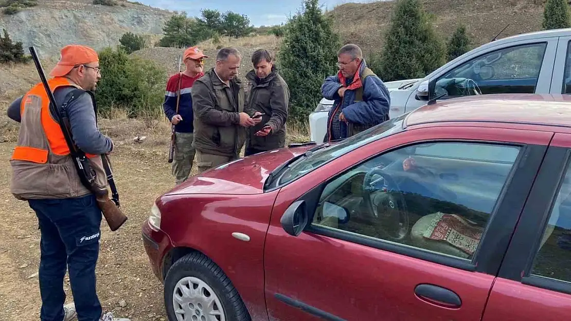 Kütahya'da av koruma kontrol çalışması