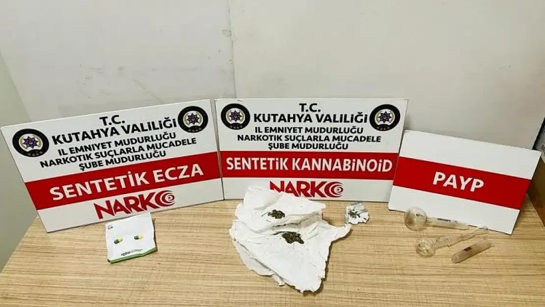 Kütahya'da bir evde uyuşturucu ele geçirildi