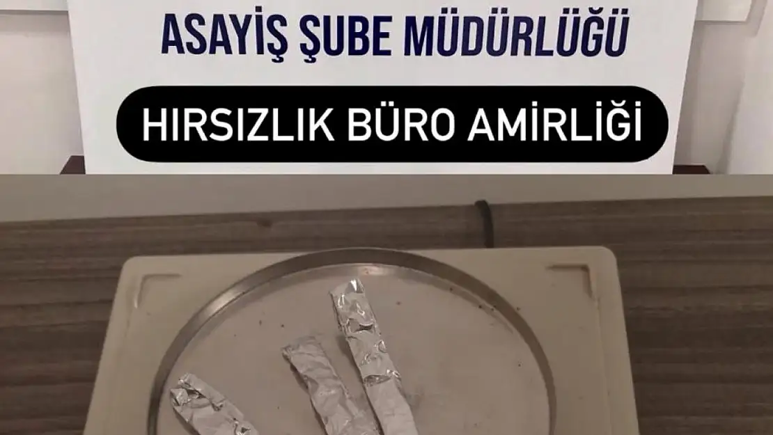 Kütahya'da bir kişinin üzerinde uyuşturucu ele geçirildi