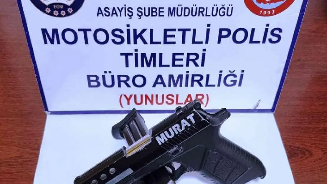 Kütahya'da bir şahsın üzerinde ruhsatsız tabanca ele geçirildi