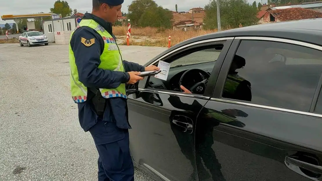 Kütahya'da emniyet kemeri ve çocuk bağlama sistemleri denetimi