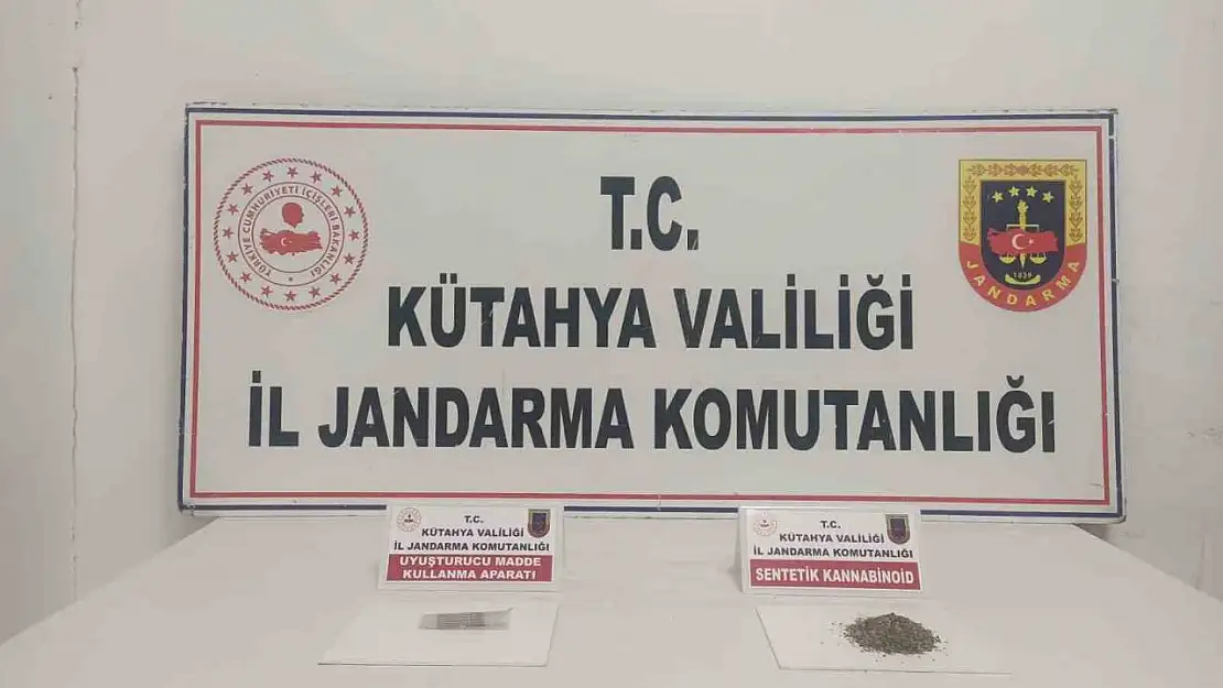 Kütahya'da jandarmadan uyuşturucu operasyonu