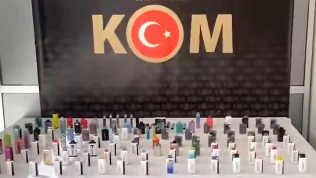 Kütahya'da kaçak elektronik sigara operasyonu, bir şüpheli hakkında işlem başlatıldı