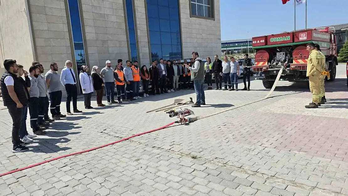 Kütahya'da orman yangınları ile mücadele gönüllü eğitimleri