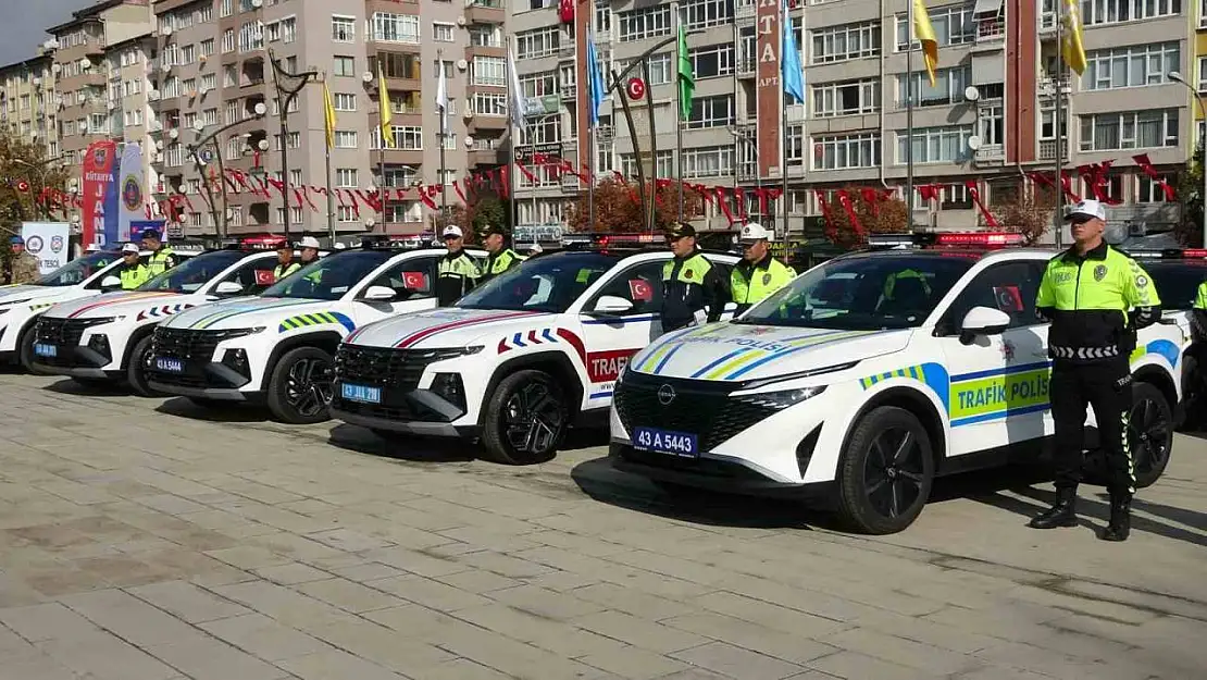 Kütahya'da polis ve jandarmaya araç takviyesi