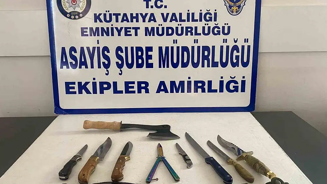 Kütahya'da polisin 'Şok Asayiş Uygulaması'