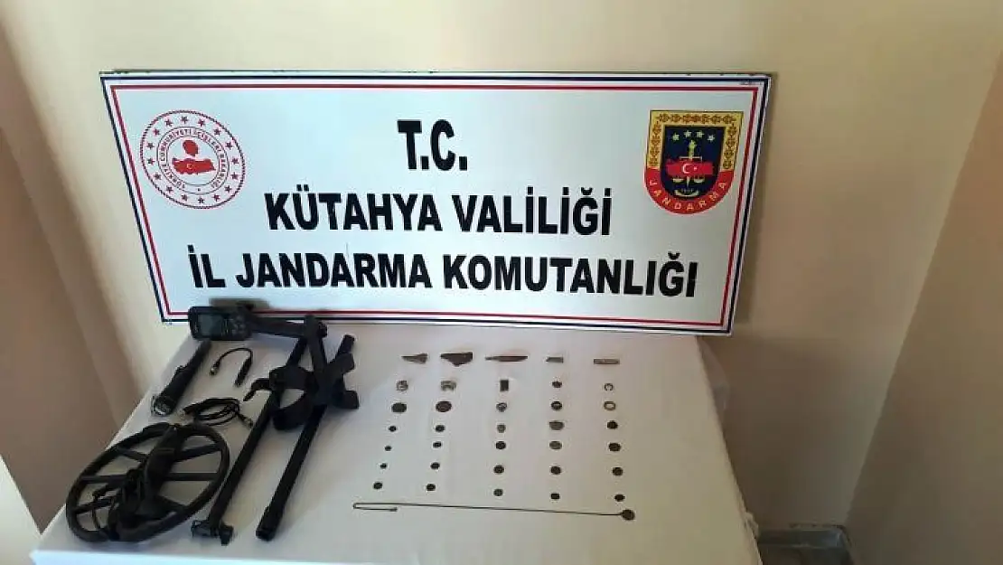 Kütahya'da tarihi eser operasyonu