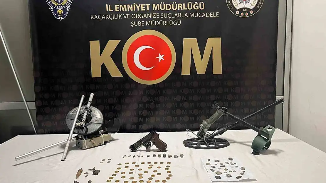 Kütahya'da tarihi eser operasyonu: 1 gözaltı