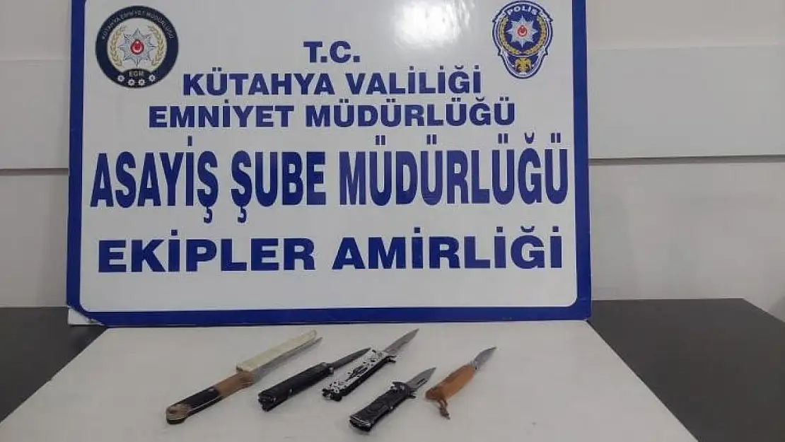 Kütahya'da yaya devriye ekipleri 114 şahıs ve 15 aracı sorguladı