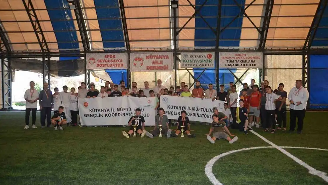 Kütahya'da Yaz Kur'an Kursları Futbol turnuvası düzenlendi