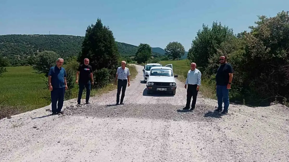 Kütahya'da Yumaklı-Kozluca yolu için İl Genel Meclisi üyelerinden inceleme