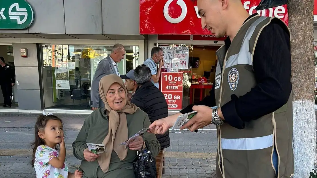 Kütahya Emniyetinden bilgilendirme faaliyetleri