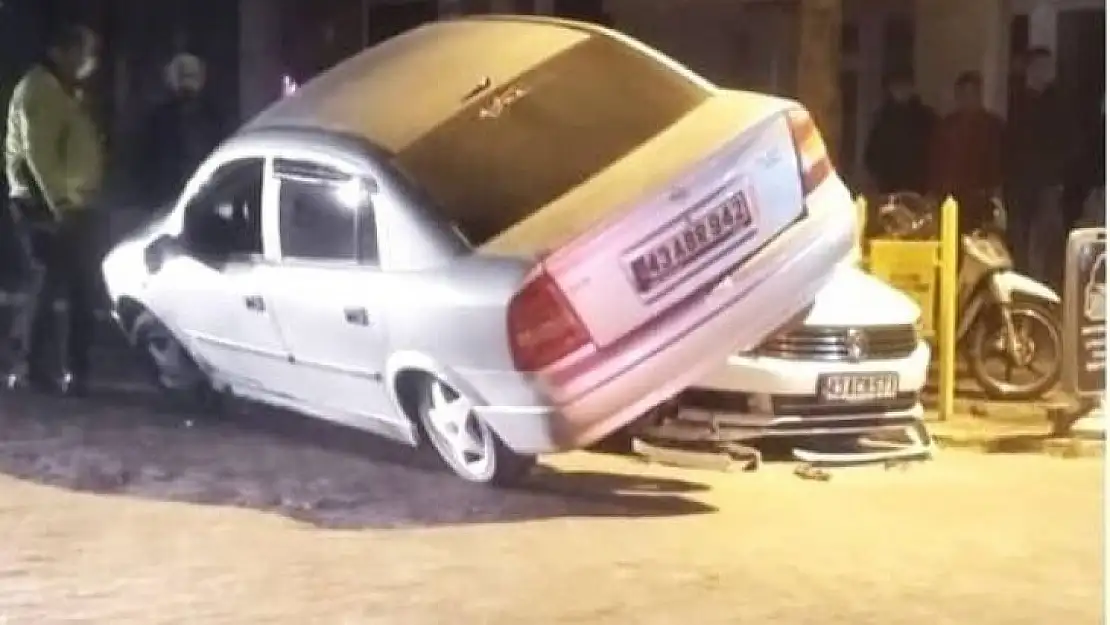 Kütahya Gediz'de ilginç kaza